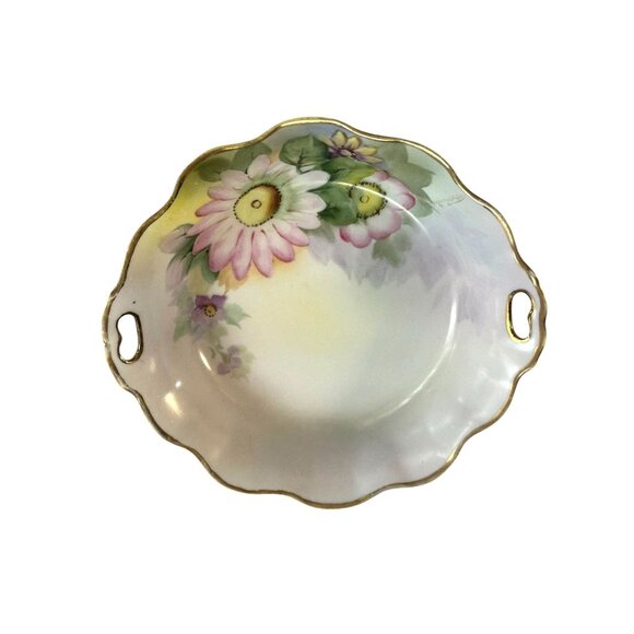 Antique Nippon Hand-Painted Porcelain Dish - Picture 1 of 10